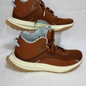 Vasque ReConnect Here Women Mid Trail Hiking Trail Sneakers Size 8,5 Brown White